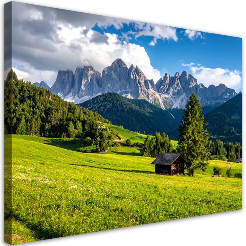 Obraz do salonu sypialni biura Feeby Krajobraz góry doliny natura 120x80cm 1szt