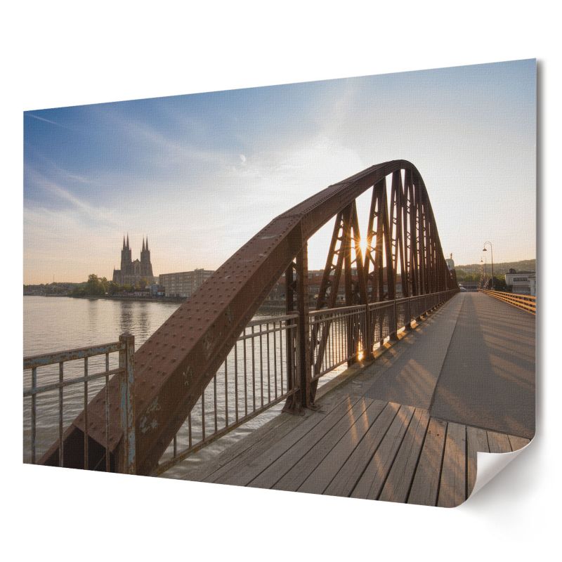 Plakat na ścianę Wallfluent Format A4 Most wieczorem Artysta Qu 1 szt.