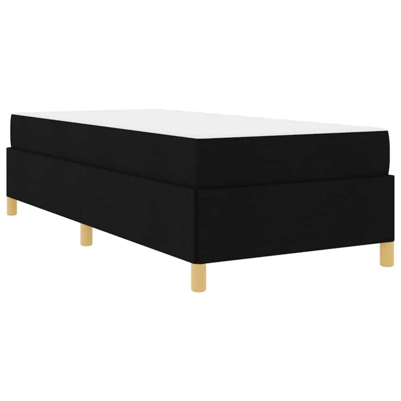Łóżko z materacem WaszeMeble 90x190 cm Czarny tkanina WM-3398901 1 szt.
