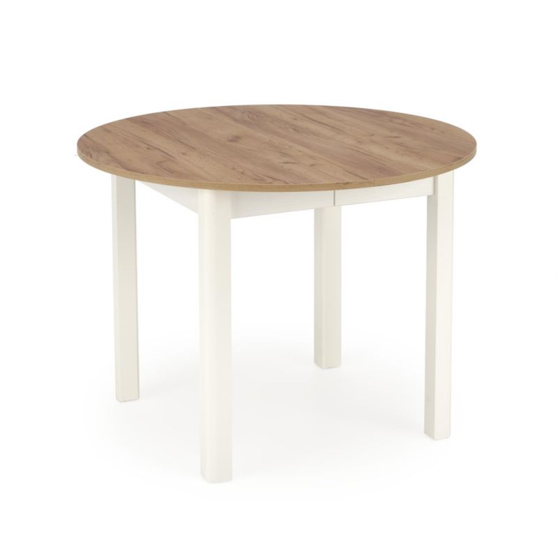 Stół Halmar rozkładany RINGO 102(142)x102 dąb craft/biały 1 szt