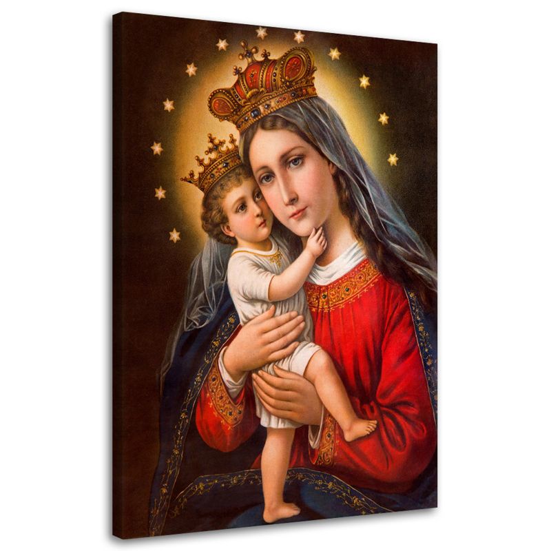 Obraz na płótnie Feeby Madonna z Dzieciątkiem 70x100cm 1szt