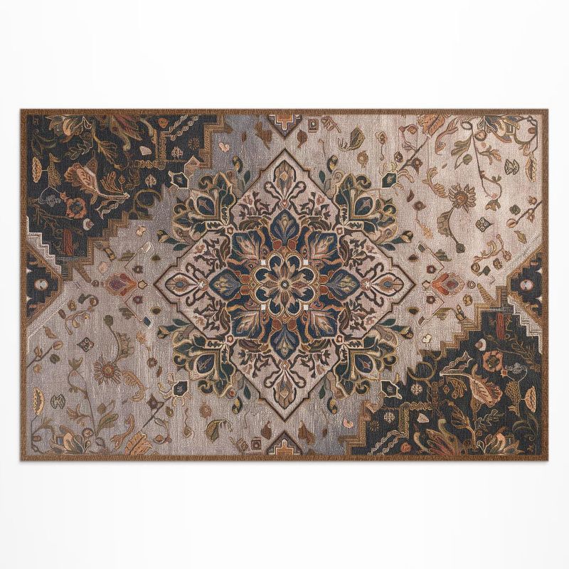 Dywan Winylowy Zewnętrzny Wallfluent 60x90 cm Ornament dywanowy w stylu tureckim 1 szt.