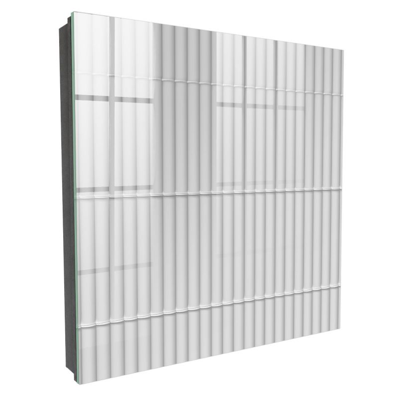 Szafka Na Klucze Tulup 30x30 cm Geometryczna faktura - Czarna - Otwierana na lewo 1 szt.