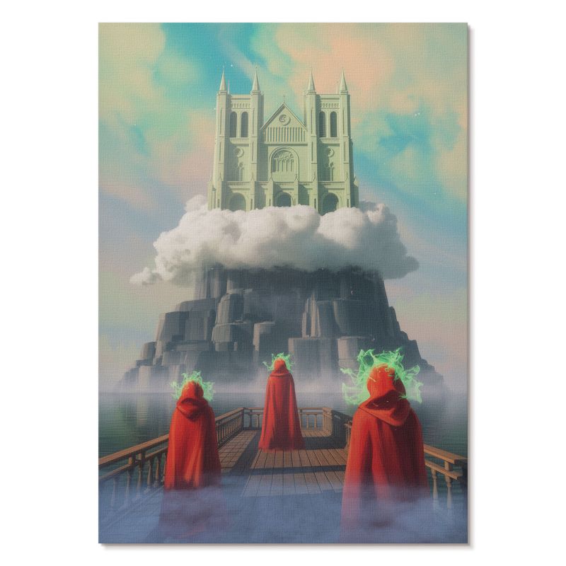 Plakat na Płótnie Tulup 59,4,x84 cm (A1) Magiczny zamek Do salonu, sypialni, biura 1 szt.