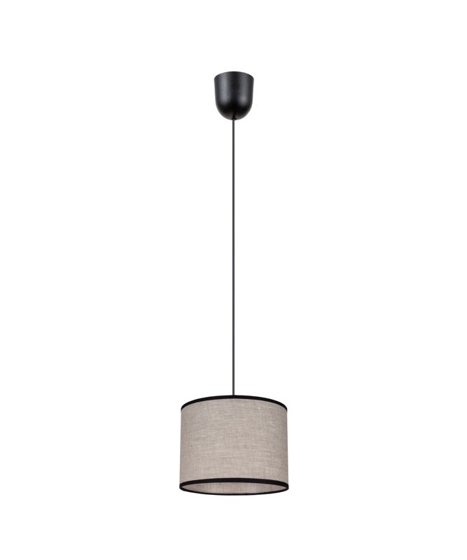 Lampa sufitowa NEXO HEXE tkanina 1 x 60W E27 beżowa H0515 1 szt.