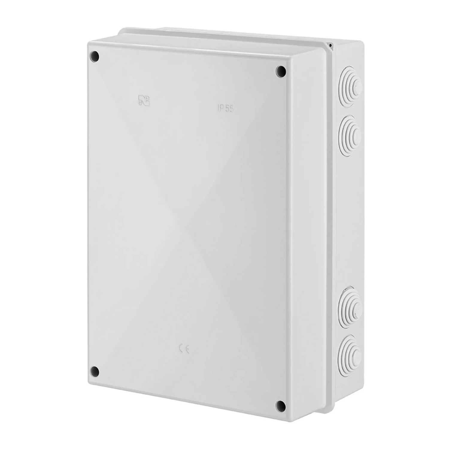 Elektro-Plast Puszka hermetyczna natynkowa IP55 8 dławnic 303 x 214 mm biała