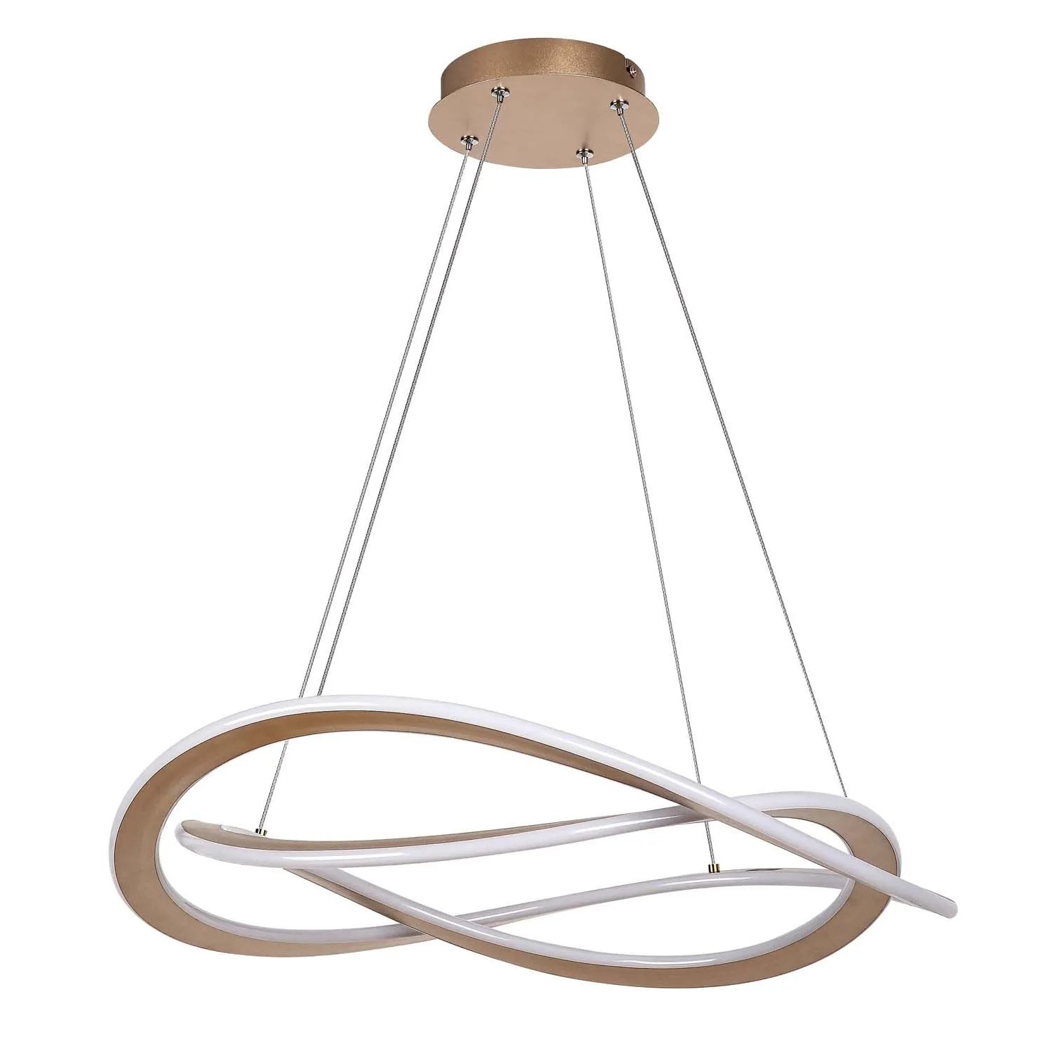 Rabalux Lampa wisząca LED KALLIRA 72W 3000K 3800lm złota