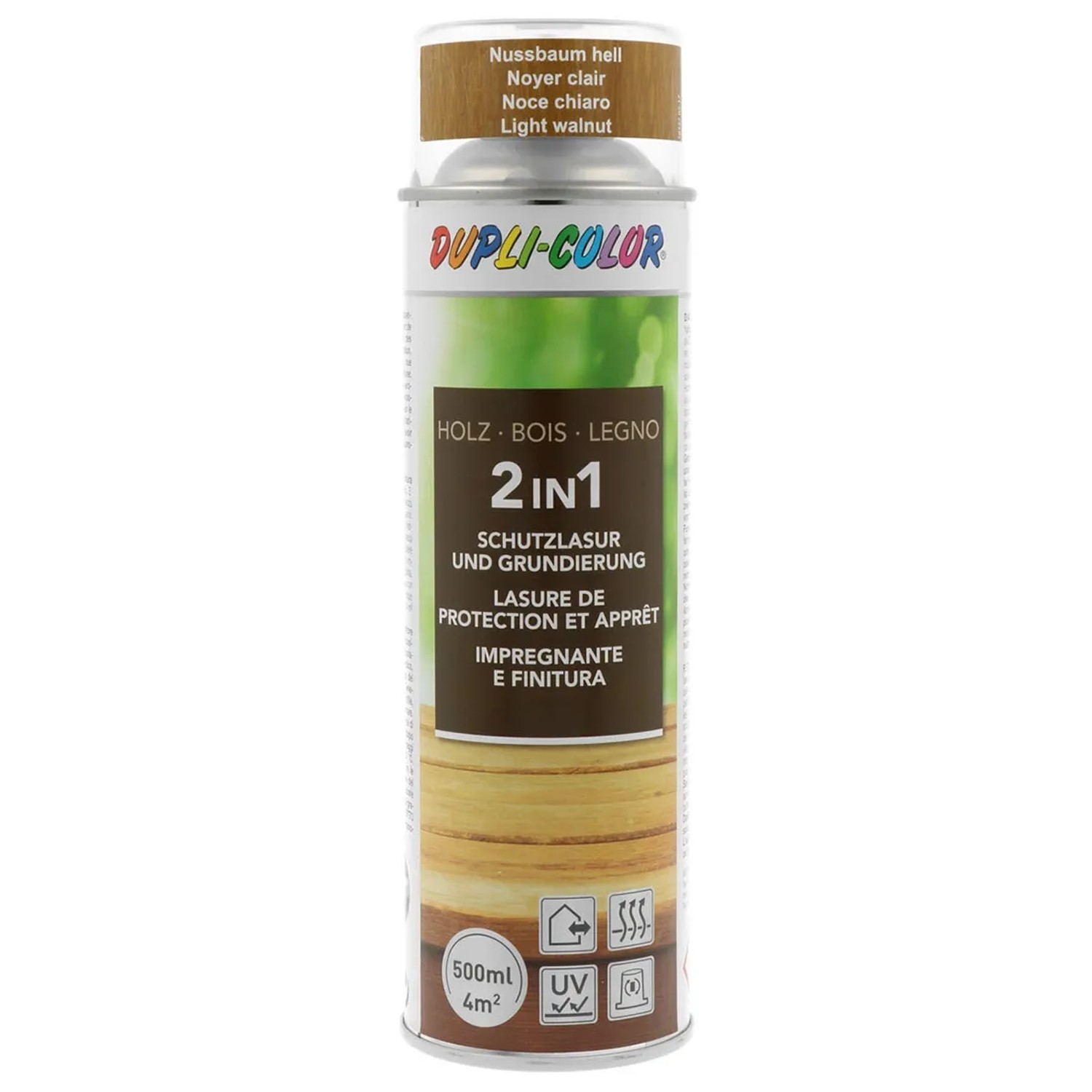 Lakierobejca do drewna jasny orzech 500ml