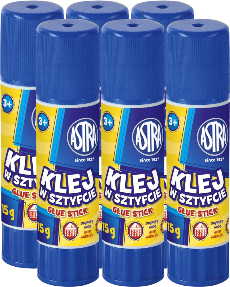 6x Klej w sztyfcie Astra, 15g
