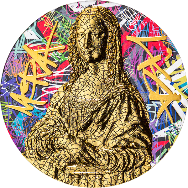 Srebrna moneta Pop Art: Mona Lisa 2 uncje 2023 - wysyłka 24 h! - Mennica Skarbowa