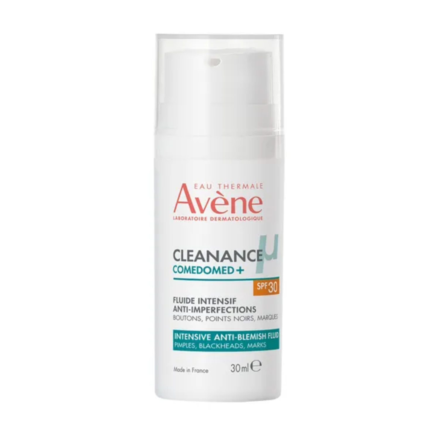 Avene eau thermale - comedomed+ fluid spf30, 30ml