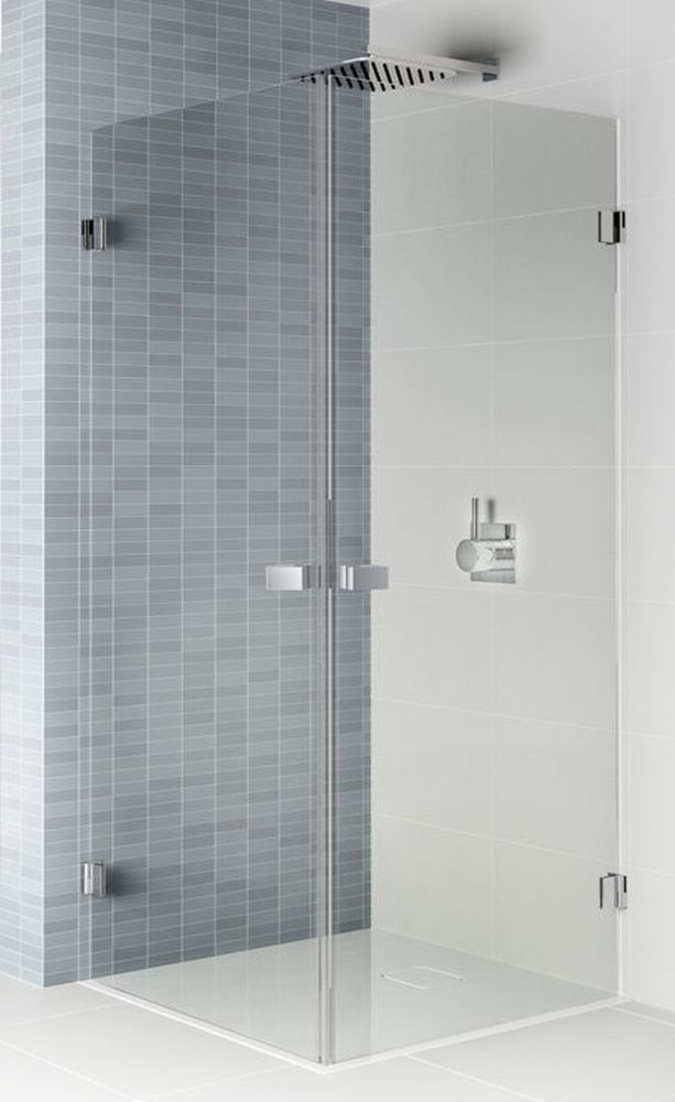 Riho Scandic NXT X209 kabina prysznicowa 100x90 cm prostokątna czarny mat/szkło przezroczyste G001105121