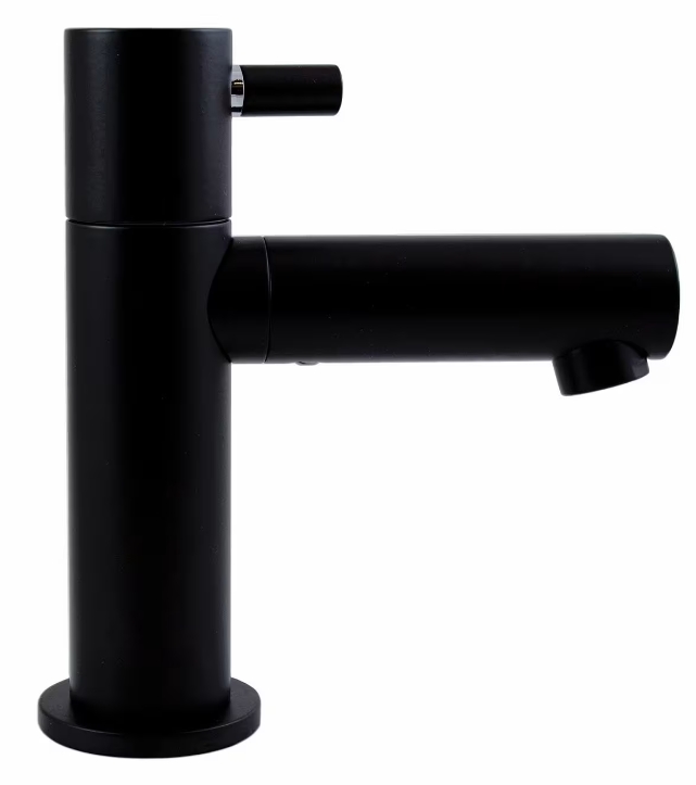 Kronenbach Lima 2.0 Black zawór umywalkowy stojący czarny mat 23590001SMKB