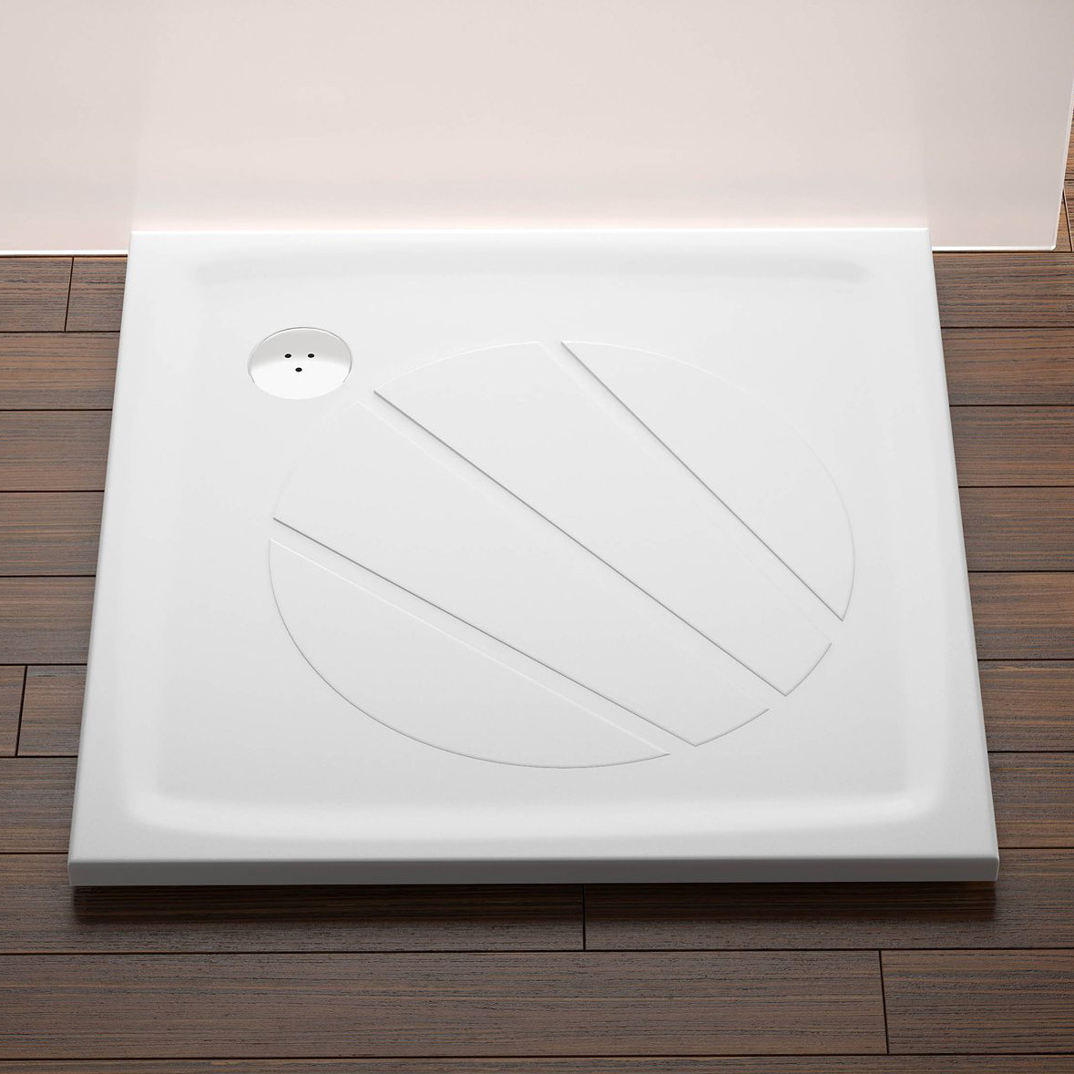 Ravak Perseus Pro brodzik kwadratowy 80x80 cm biały XA034401010