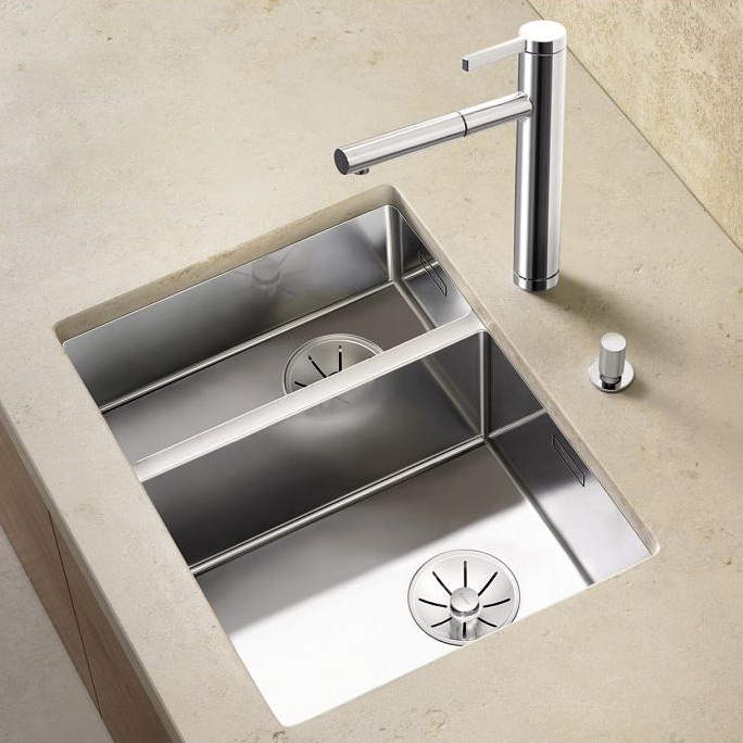 Blanco Claron 340/180-U zlewozmywak stalowy 58,5x44 cm stal 521609