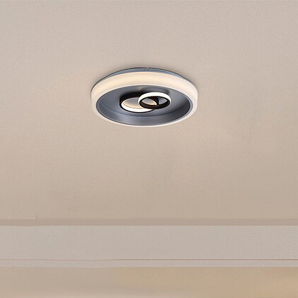Rabalux Portia lampa podsufitowa1x40W LED srebrny/biały 3319