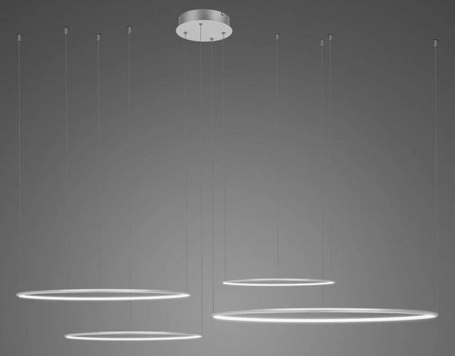 Altavola Design Led Shape lampa wisząca 1x106 W srebrna LA084/CO4_100_in_3k_silver_dimm