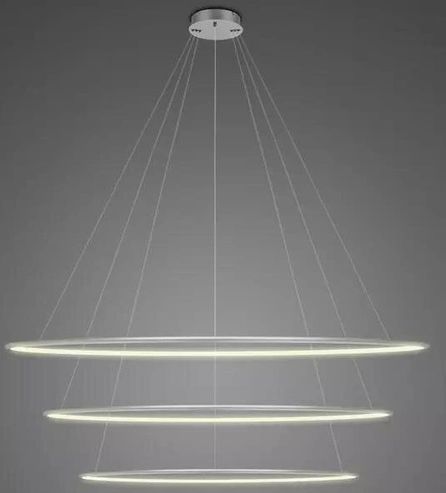 Altavola Design Led Shape lampa wisząca 1x139 W srebrna LA075/P_150_in_3k_silver_dimm