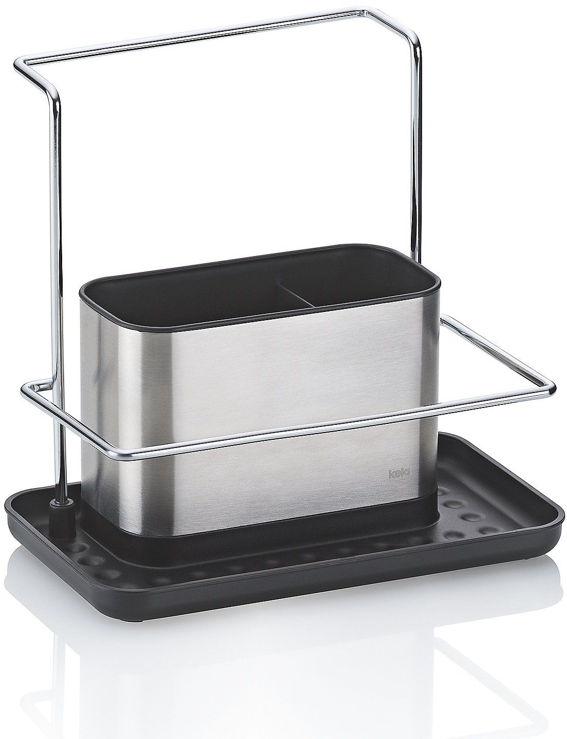 Kela Palita organizer 20x11,5x19 cm czarny/stal 12156