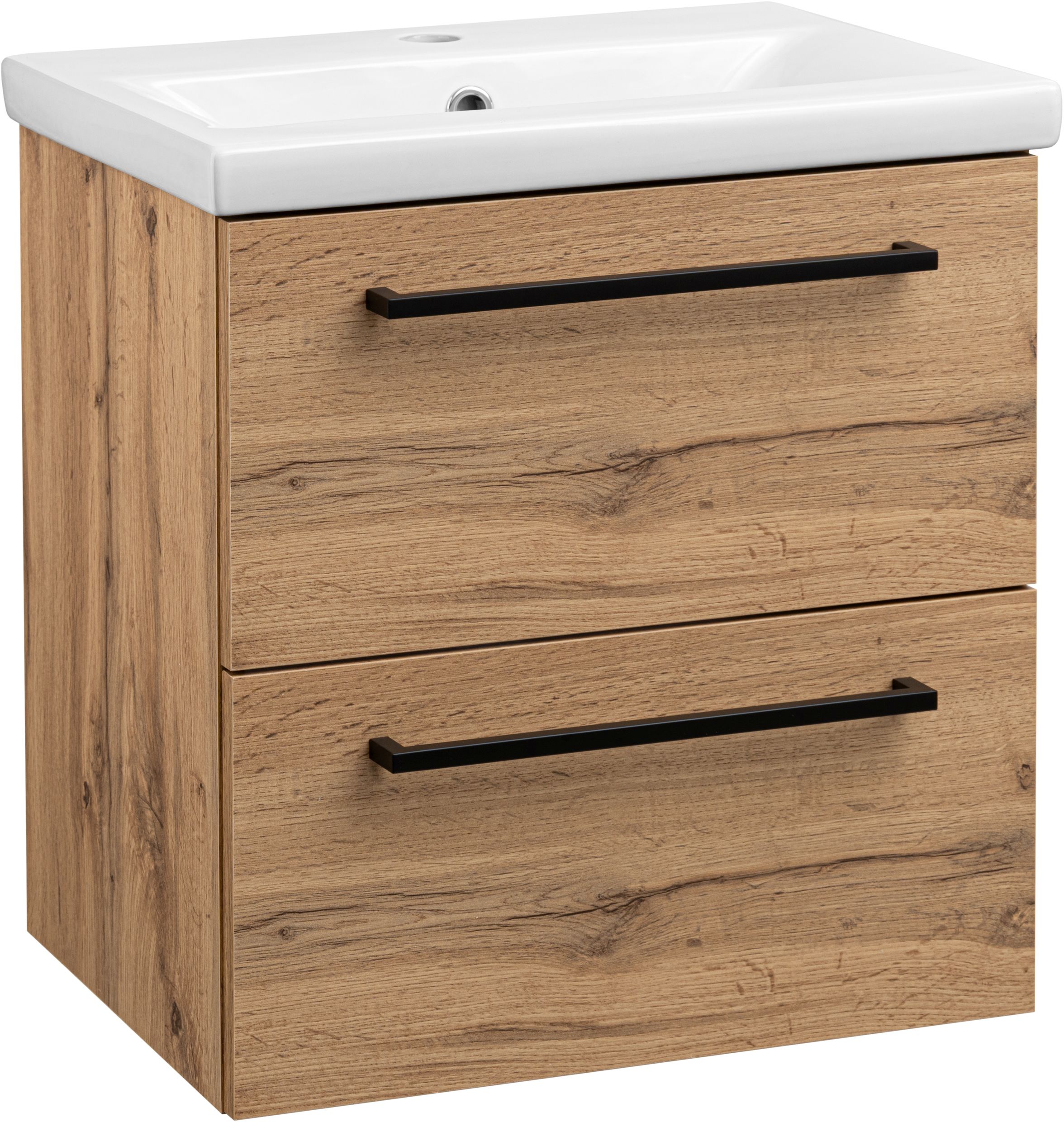 Astor Aster umywalka z szafką 51 cm dąb AM-ATU-502-0N - Wysyłka w 24h