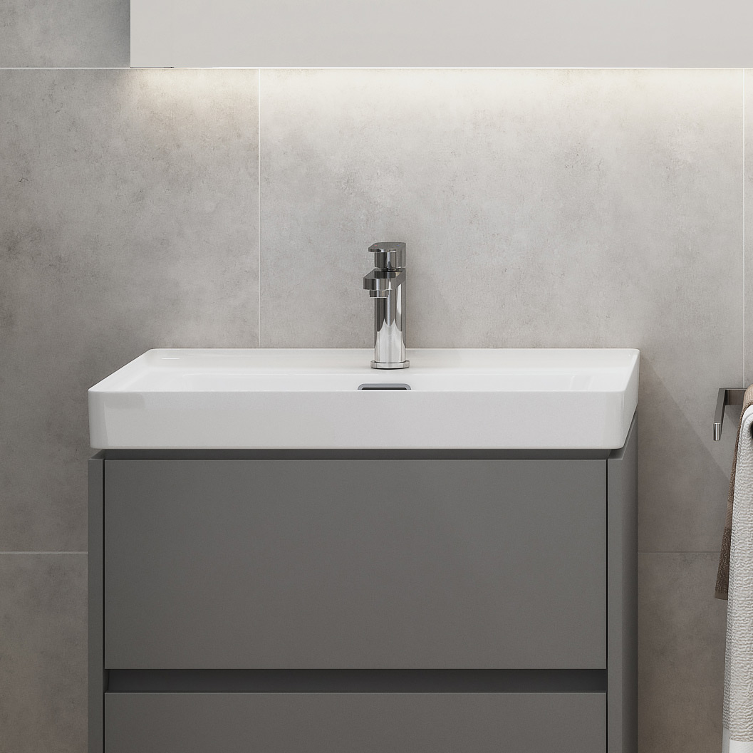 Cersanit Crea umywalka 50x40 cm meblowa prostokątna biała K114-005 - Wysyłka w 24h
