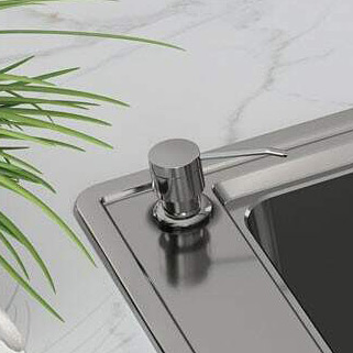 Deante Deco dozownik do płynu 300 ml blatowy chrom ZZZ002D - Wysyłka w 24h