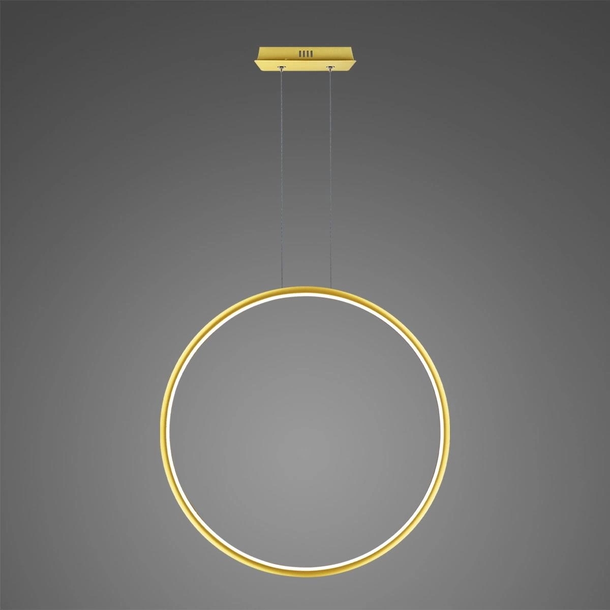 Altavola Design Ledowe Okręgi lampa wisząca ściemnialna 1x38 W złota LA073/X_100_in_3k_gold_dimm
