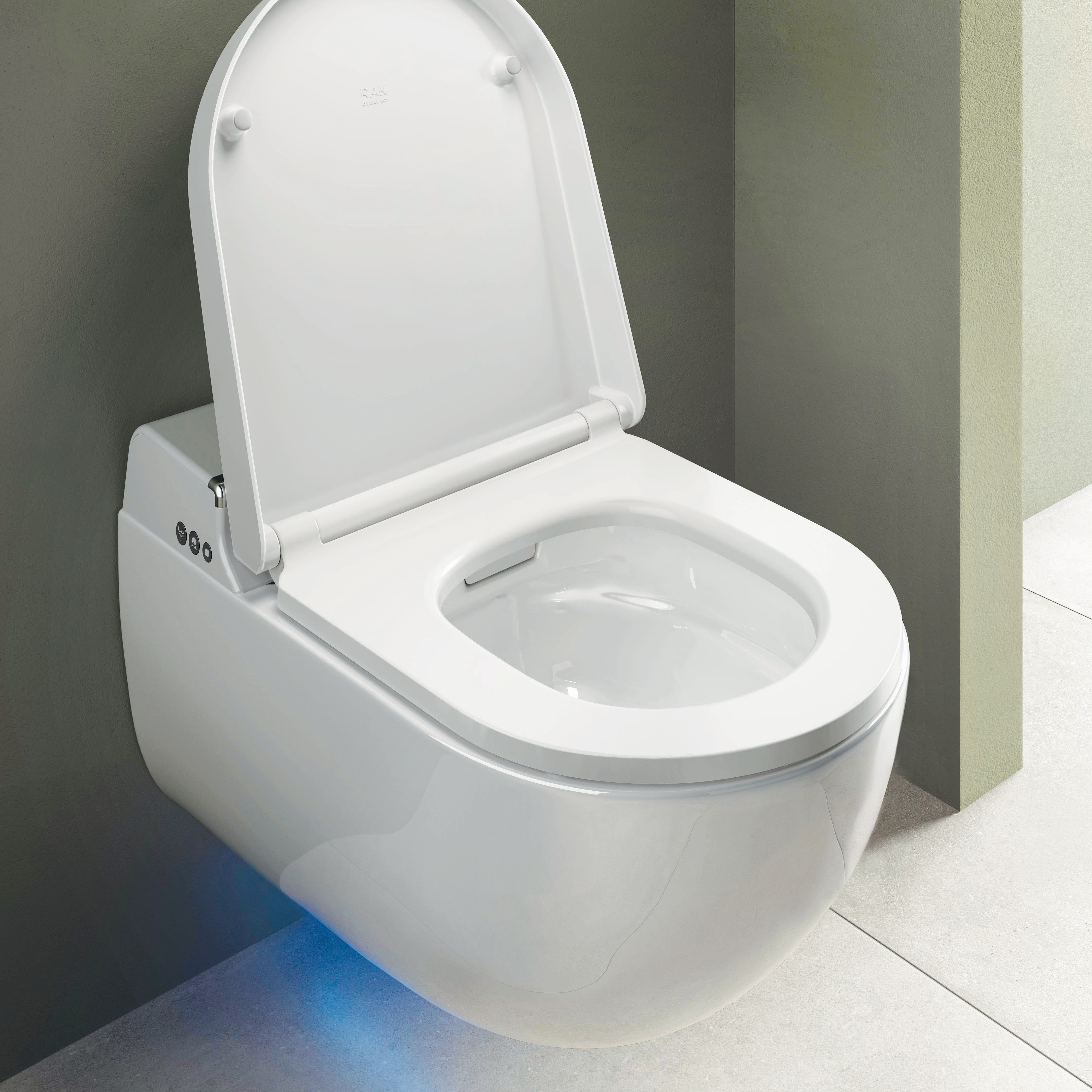 Kludi Cleantronic toaleta myjąca wisząca bez kołnierza ze spłukiwaniem wirowym biała 16WCW0143 - Wysyłka w 24h