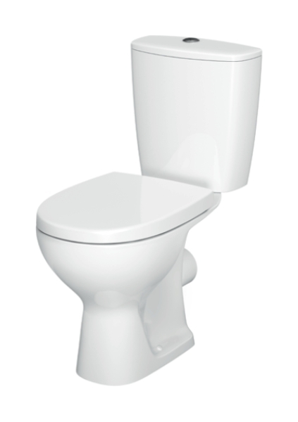 Cersanit Arteco CleanOn miska WC kompakt z deską wolnoopadającą biała K667-056
