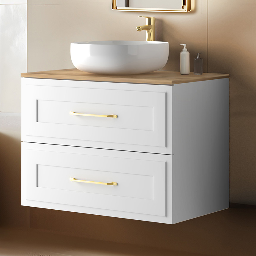 Rodan Classic szafka 80x46x57 cm podumywalkowa wisząca biała - Wysyłka w 24h