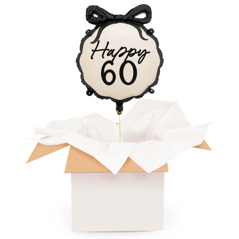 Happy 60 - Balon z helem