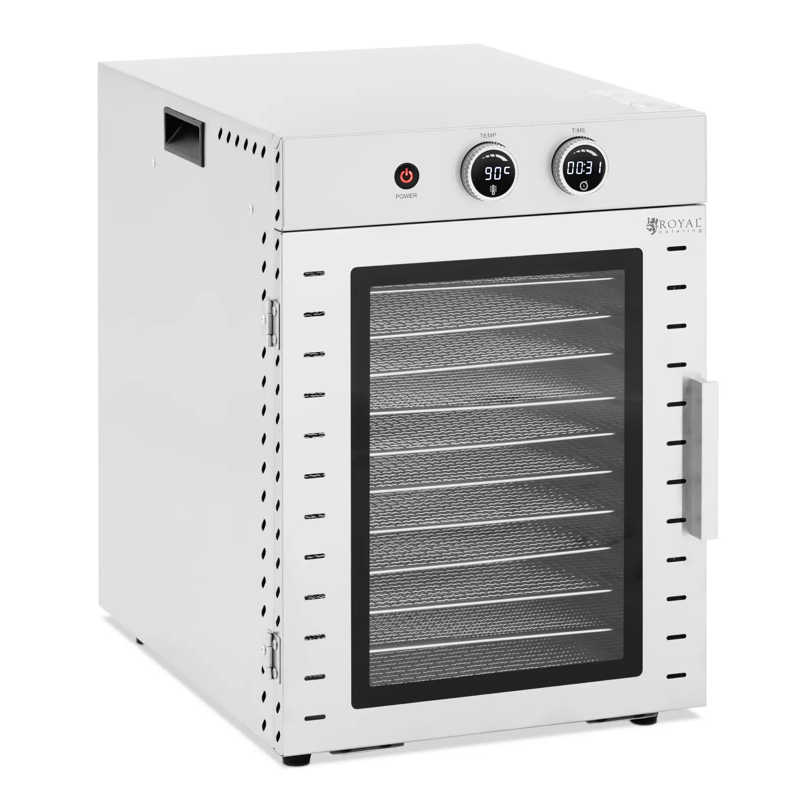 Suszarka do żywności 12 poziomów, 1000 W z timerem i regulacją | 10013357