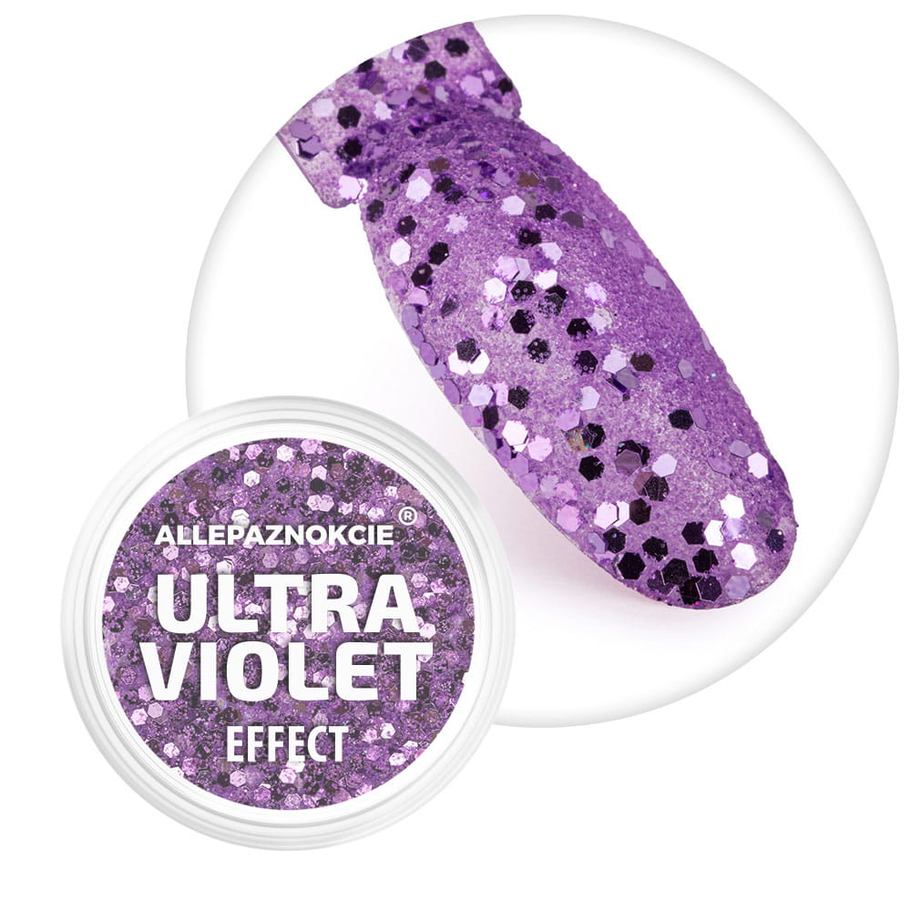 Pyłek do paznokci Ultraviolet Effect Allepaznokcie 1 g Nr 03