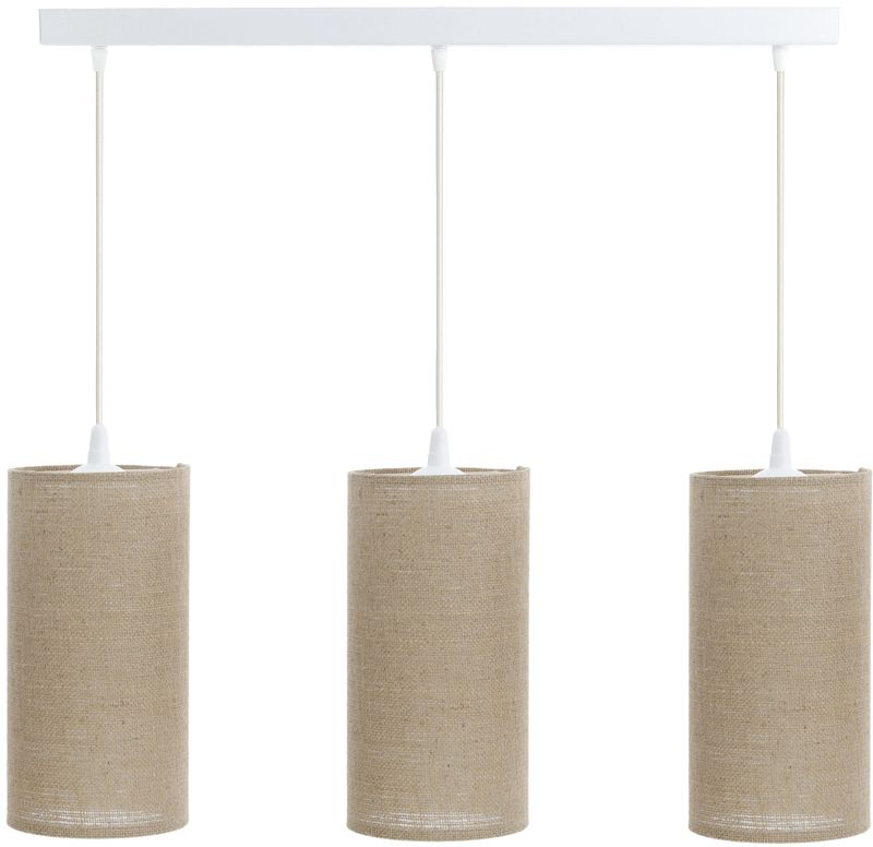 Darmowa Dostawa - Lampa wisząca 3x60 W beżowa BPS Koncept Boho Ellegant Slim 0T0L3003