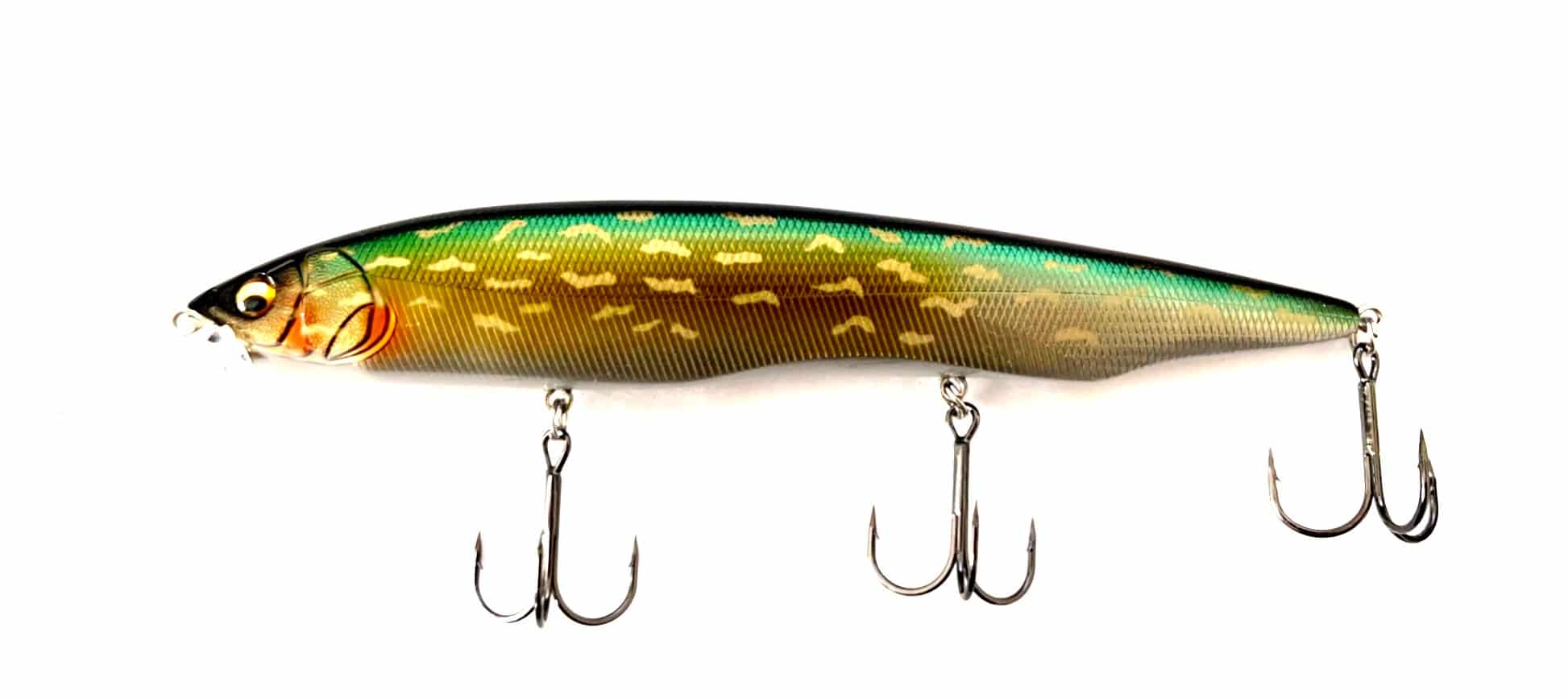MegaBass Wobler Kanata+1 SW Floating 16cm PM Northern Pike