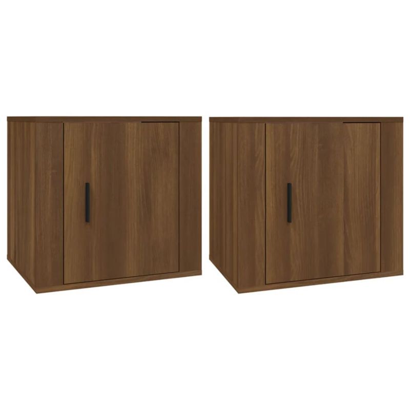 Szafki nocne WaszeMeble brązowy dąb WM-816703 2 szt.
