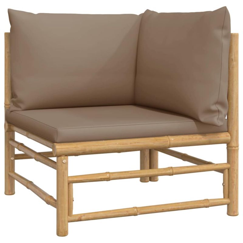 Sofa ogrodowa WaszeMeble z drewna brązowa z poduszkami WM-362286 1 szt.