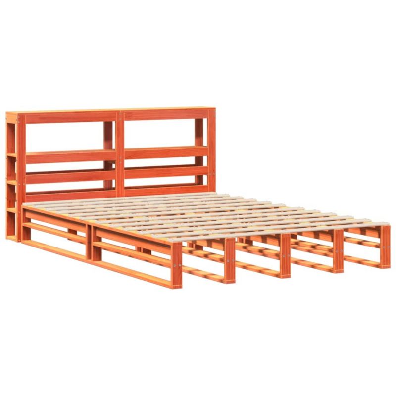 Łóżko drewniane WaszeMeble 120x200 cm brąz WM-3306494 1 szt.