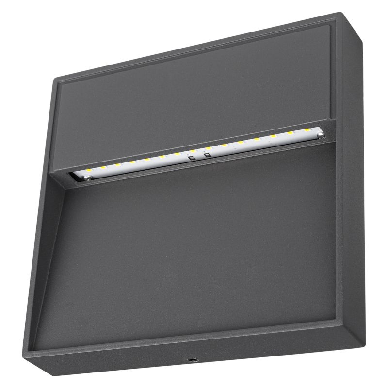 Kinkiet zewnętrzny LED MasterLED Santiago 4W IP54 4000K lampa oprawa elewacyjna antracyt 1 szt.