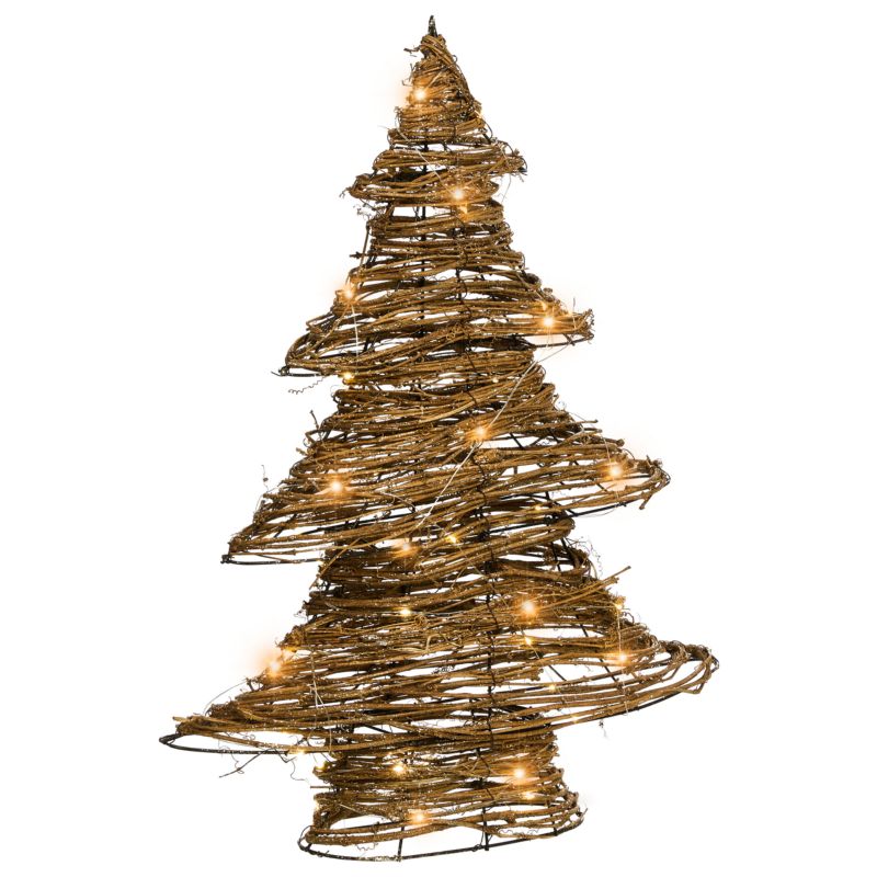 Dekoracja świąteczna LED Fureso Choinka 60 cm Naturalny 1 szt.