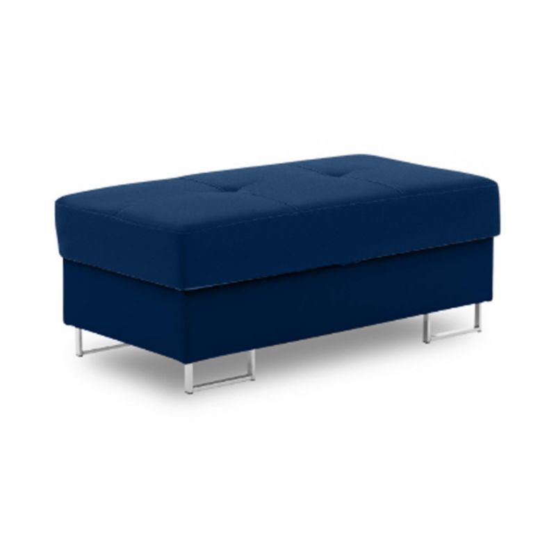 Pufa TYLETEGOTU otwierana BELLEZZA velvet granatowy 1 szt