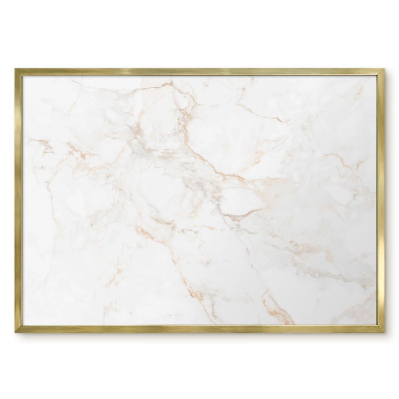 Tablica Magnetyczna Do Sypialni Tulup 70x50 cm Marmurowa elegancja 2 - Złota rama Do salonu, sypialni 1 szt.