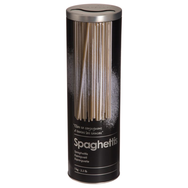 Pojemnik na makaron spaghetti 1 kg 5Five Simply Smart czarny 1 szt.