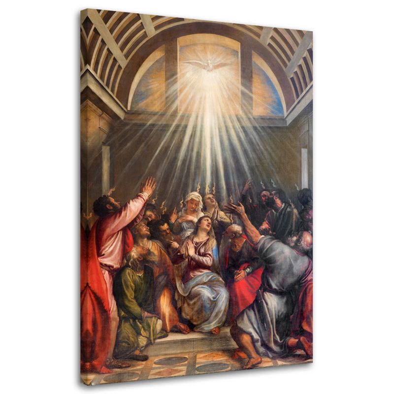 Obraz Feeby Zesłanie Ducha Świętego Tycjan Wenecja 80x120cm 1szt