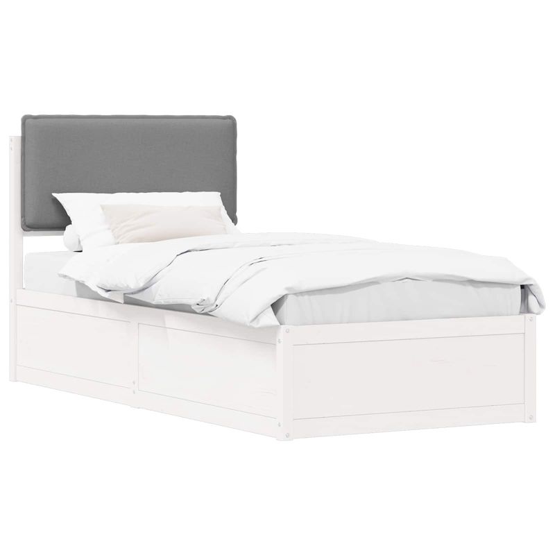Łóżko Drewniane WaszeMeble 80x200 cm Białe WM-877593 1 szt.