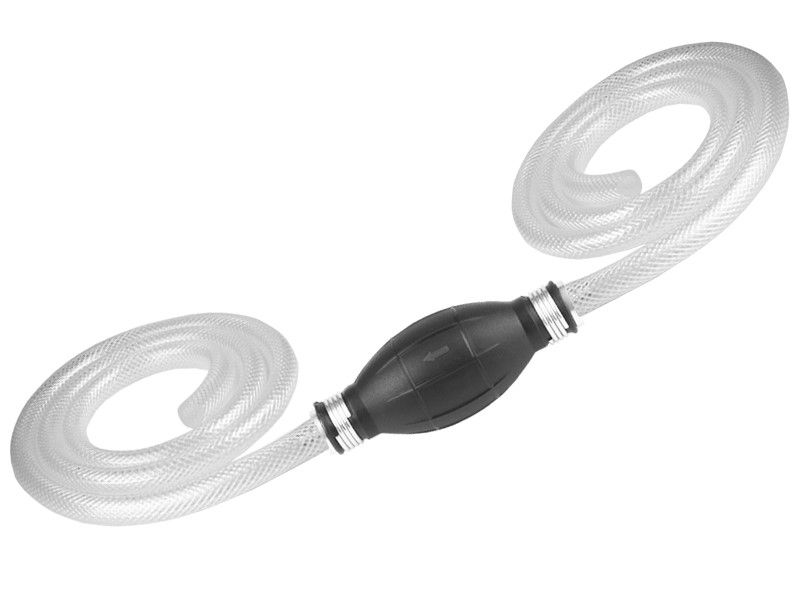 Pompka ręczna do paliw, Carmotion, 2 x wąż 8 mm x 1 m + gruszka, 1 szt.