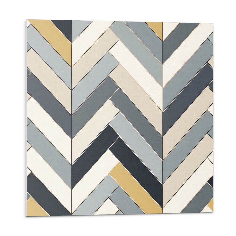 Kafelki samoprzylepne Wallfluent 30x30 cm Stylowy Wzór Jodełki 9 szt.