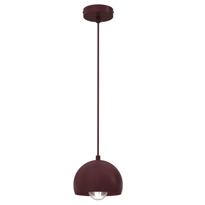 Lampa wisząca Luminex Sool czerwona 1xE27x15W IP20 wym:110x15x15cm - 1 szt.