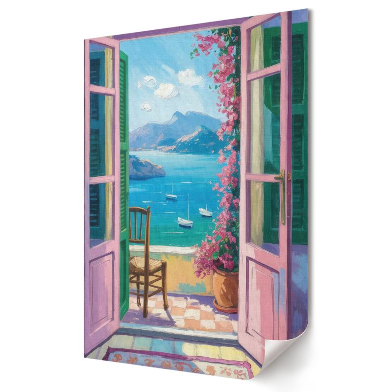 Plakat canvas Wallfluent Format A2 Drzwi na balkon Artysta Iris "Tone" 1 szt.