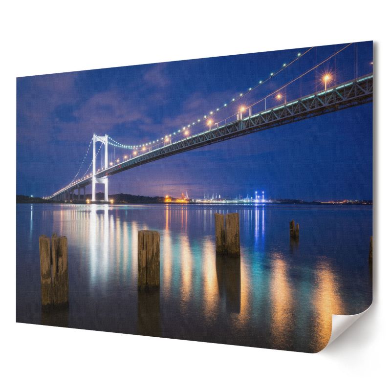 Plakat canvas Wallfluent Format A1 Nocny most Artysta MM 1 szt.